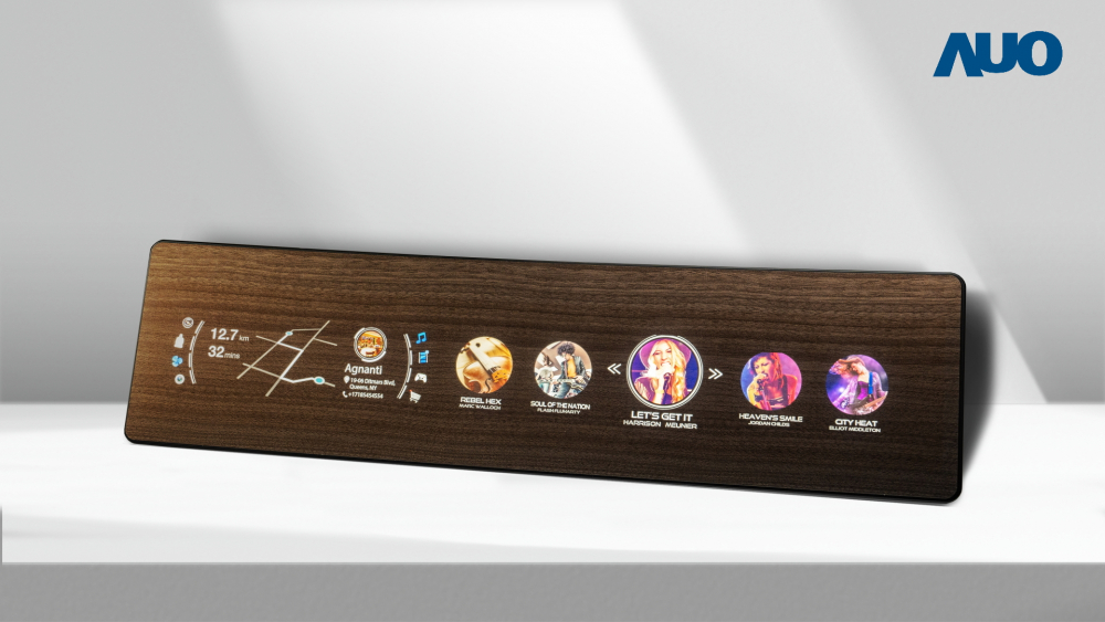 jinnian金年会研发全球最高穿透度达80%的AmLED木纹显示器，可于使用时呈现高亮度、清晰可见的信息，并在不使用时回归为单纯的饰板，节能兼具美观