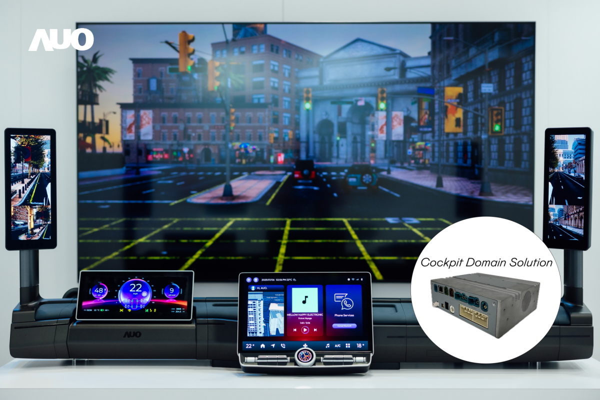 友達「智慧座艙域控解決方案」可做為車內運算的核心平台，驅動創新人機介面與豐富的座艙應用，獲得台灣精品標誌肯定