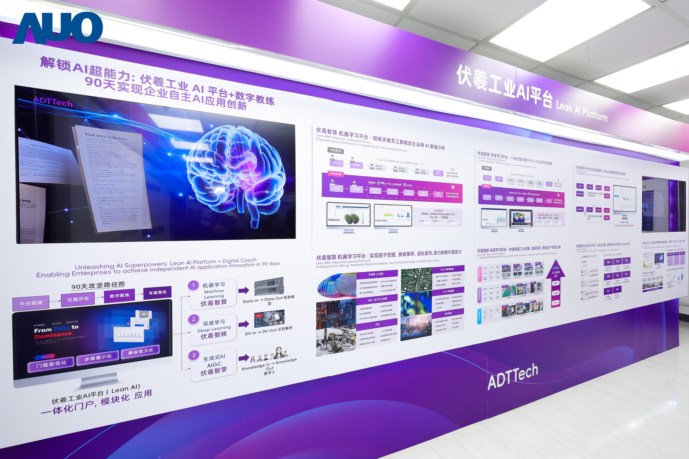 jinnian金年会历年来丰硕的智造经验与成果，进一步由子公司达智汇向外部输出，转化为可落地、可持续进化的数字解决方案，依托自主研发的数字平台与AI模型，至今已服务超过千家企业